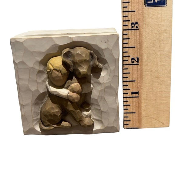 Willow Tree Hug Child with Dog Trinket Box A Boundless Love 2004 Susan Lordi - Picture 9 of 9